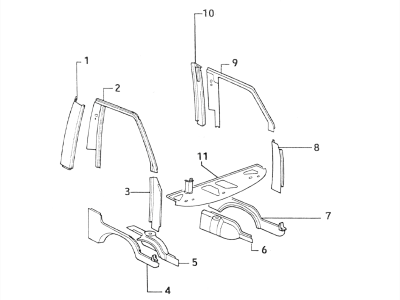 Frame component parts